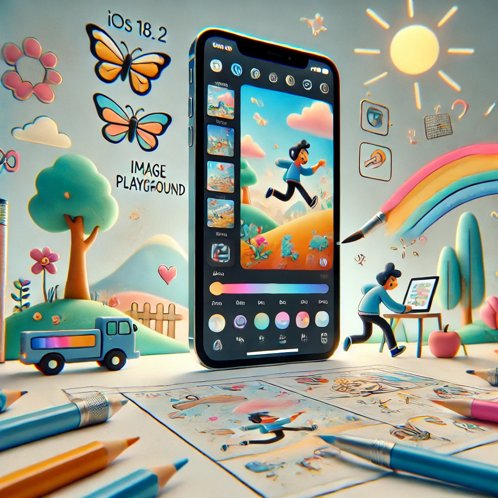 Apple’s “Image Playground” Brings Cartoon-Like Image Creation to iOS 18.2