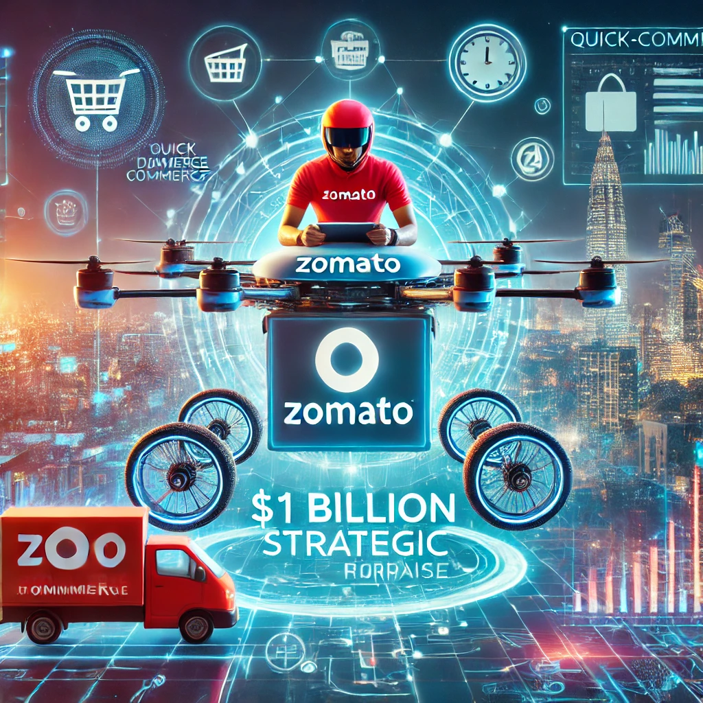 Zomato Raises $1 Billion in Strategic Fundraise to Strengthen Quick-Commerce Operations(